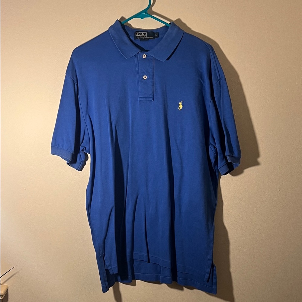 Polo by Ralph Lauren Men's Classic Blue Polo Shirt